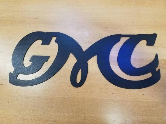 Old GMC Logo - Old school GMC logo metal wall art plasma cut decor