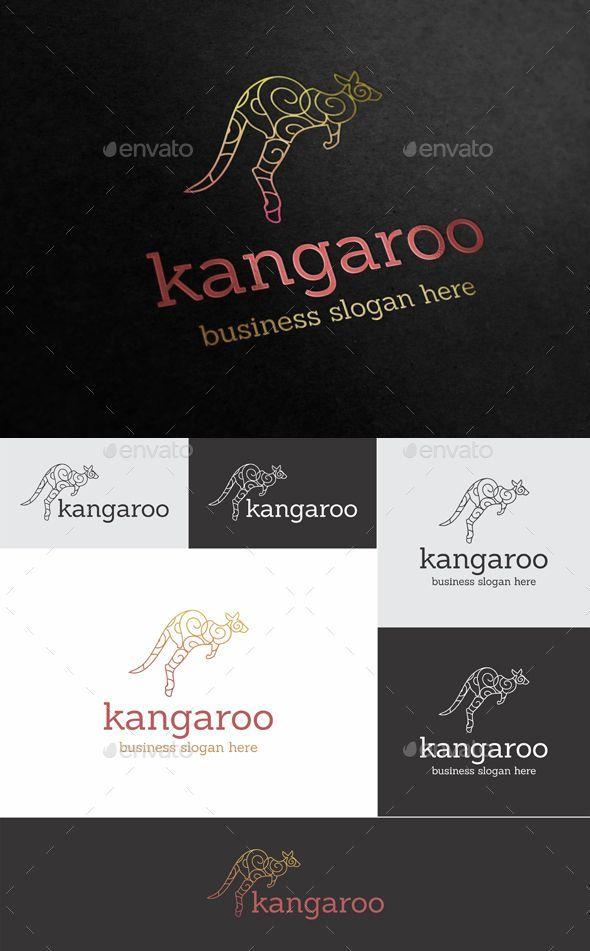 Kangaroo Business Logo - Pin by CC on kangaroo | Pinterest | Kangaroo logo, Logos and Logo design