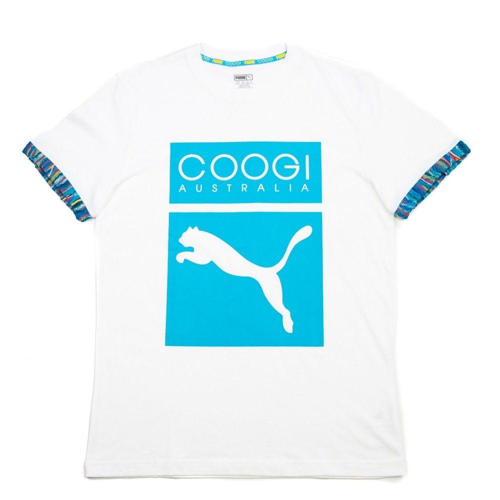 Coogi Logo - Puma Puma Coogi Logo Tee (Puma White) TOPS S S At Hyde Park