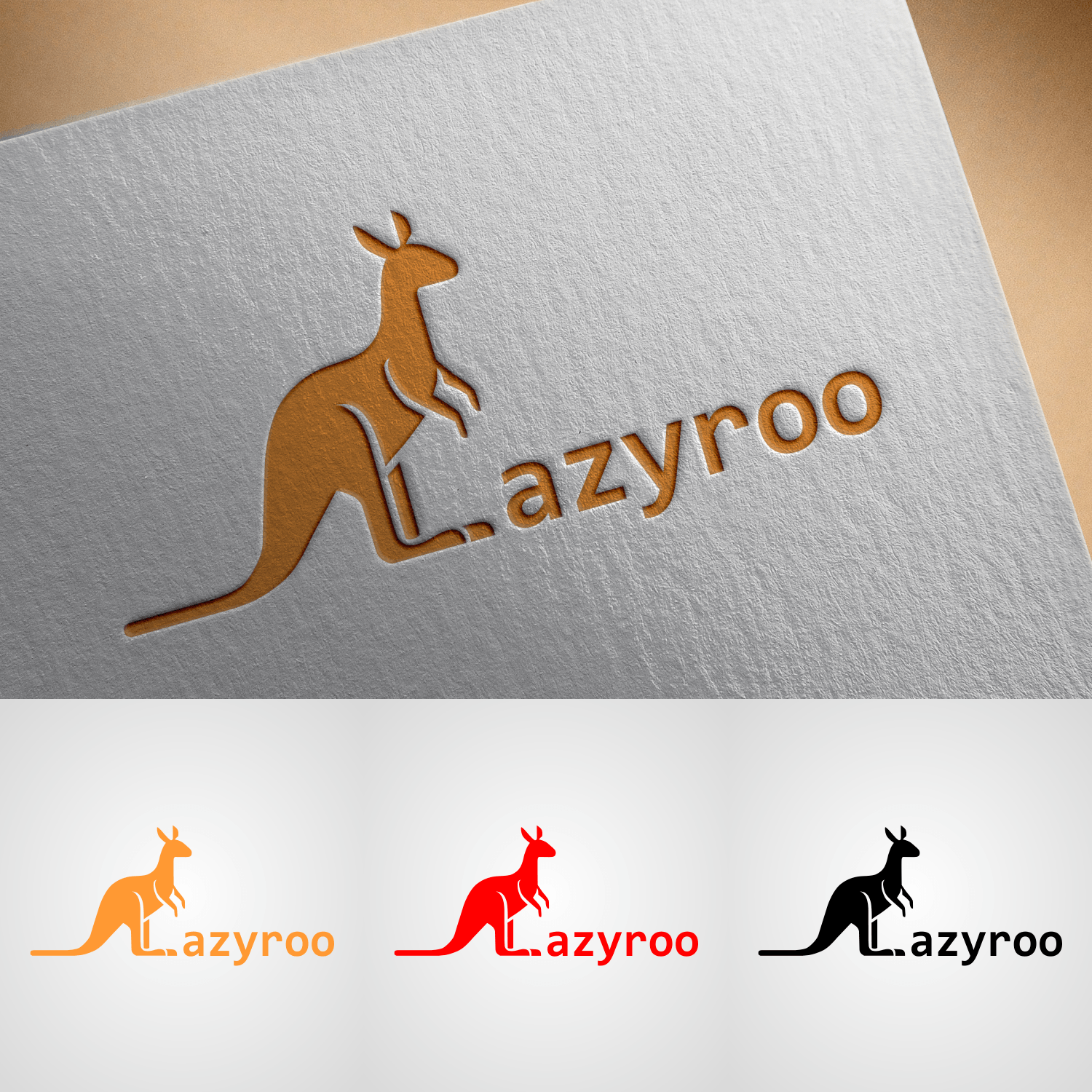 Kangaroo Business Logo - Bold, Playful, Business Logo Design for Lazyroo by desingman ...