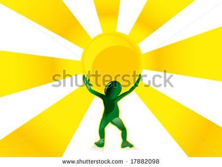 Man Holding Sun Logo - Best Photo of Yellow Person Holding Sun Logo with Yellow