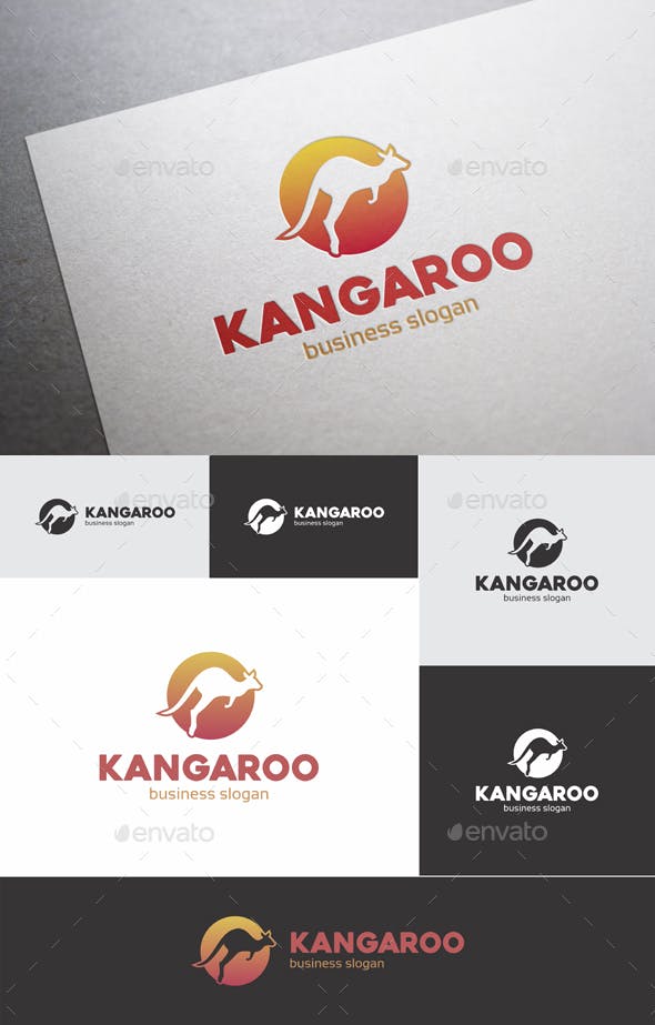 Kangaroo Business Logo - Kangaroo Sport Logo by djjeep | GraphicRiver