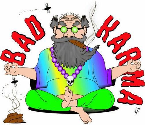 Bad Karma Logo - BAD KARMA stink prank fart spray bomb gag prank joke