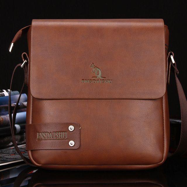 Kangaroo Business Logo - New hot sales Men's business handbag KANGAROO Logo male messenger ...