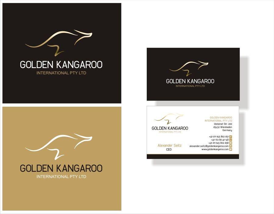 Kangaroo Business Logo - Entry #11 by YONWORKS for Design some Business Cards and New Logo ...