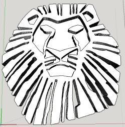 Lion King Musical Logo - ▷ lion king logo 3d models・thingiverse