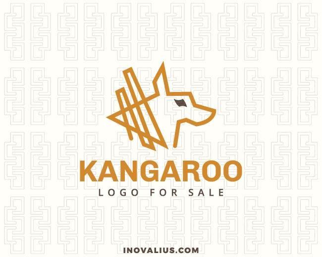 Kangaroo Business Logo - Kangaroo Logo Template For Sale | Inovalius