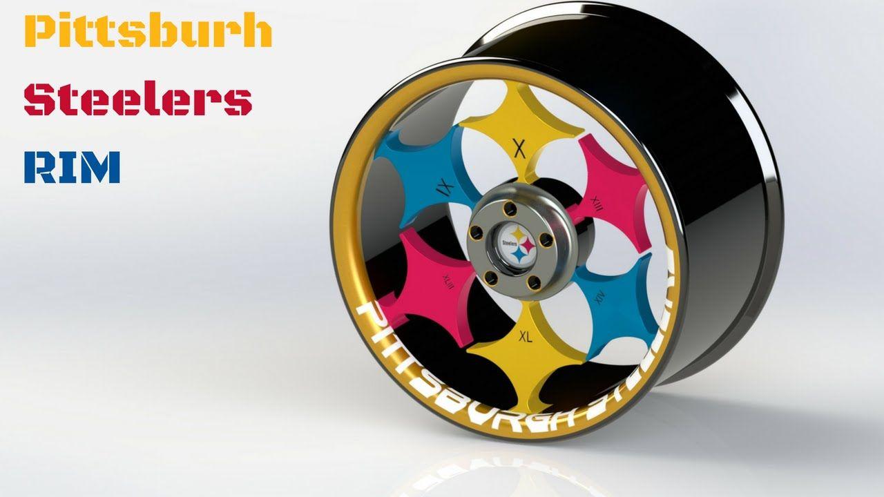 Steelers Car Diamond Logo - Pittsburgh Steelers RIM Design - YouTube