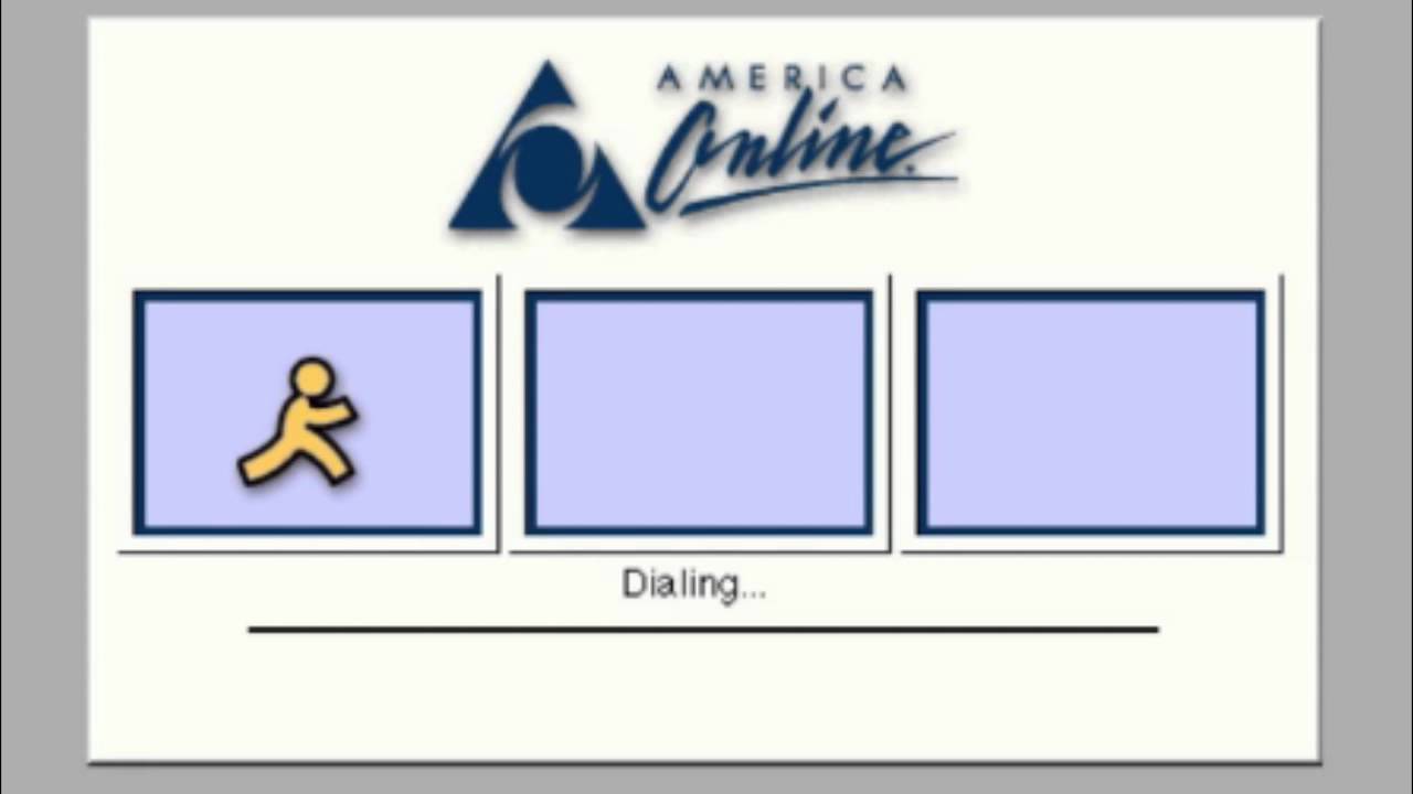 Original AOL Logo - AOL (Sign On - Dial Up) - YouTube