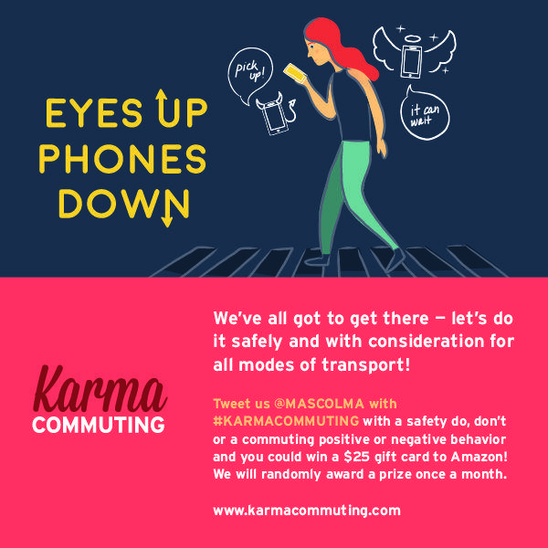 Bad Karma Logo - Distracted Commuting = Bad Karma!! | MASCO