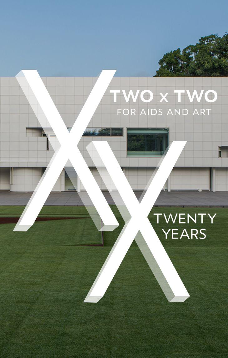 Two X Logo - TWO x TWO for AIDS and Art, Annual Contemporary Art Auction, October ...