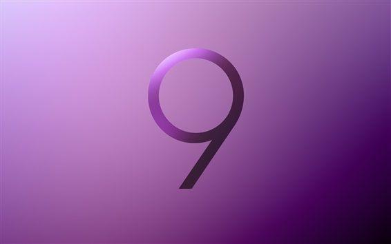 Samsung S9 Logo - Wallpaper Samsung Galaxy S9 logo, purple style 2560x1600 HD Picture