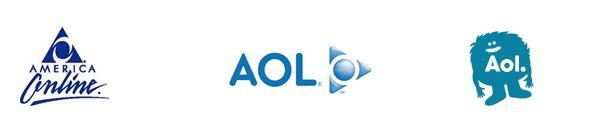 Original AOL Logo - Aol – One Of The Boldest Logo Rebranding Cases Ever | Designbeep