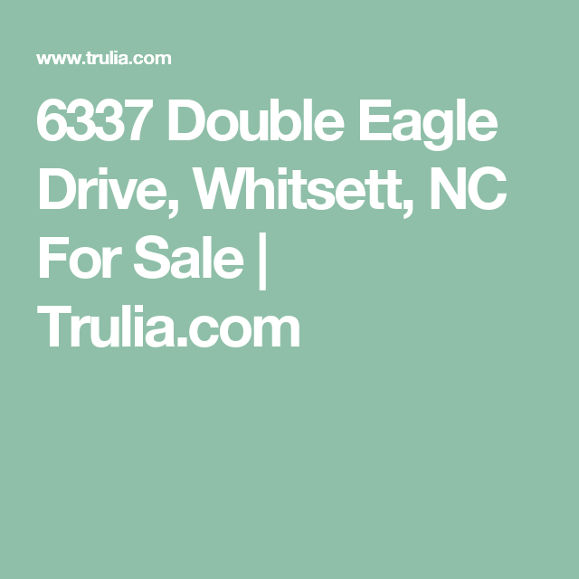 Trulia.com Logo - Double Eagle Drive, Whitsett, NC. Trulia.com. Home