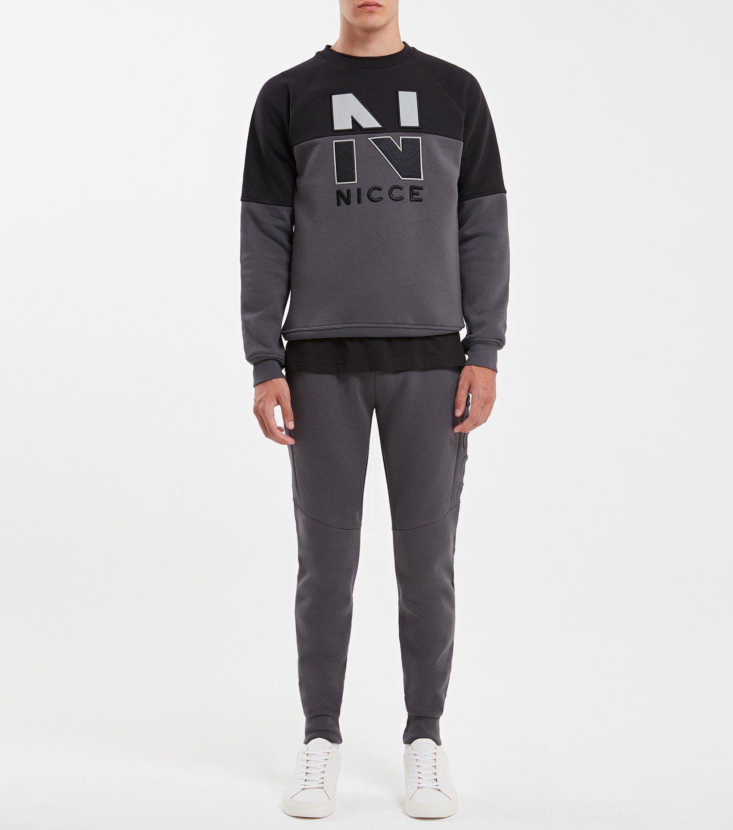 Two N Logo - NICCE SPLIT N LOGO SWEAT | BLACK