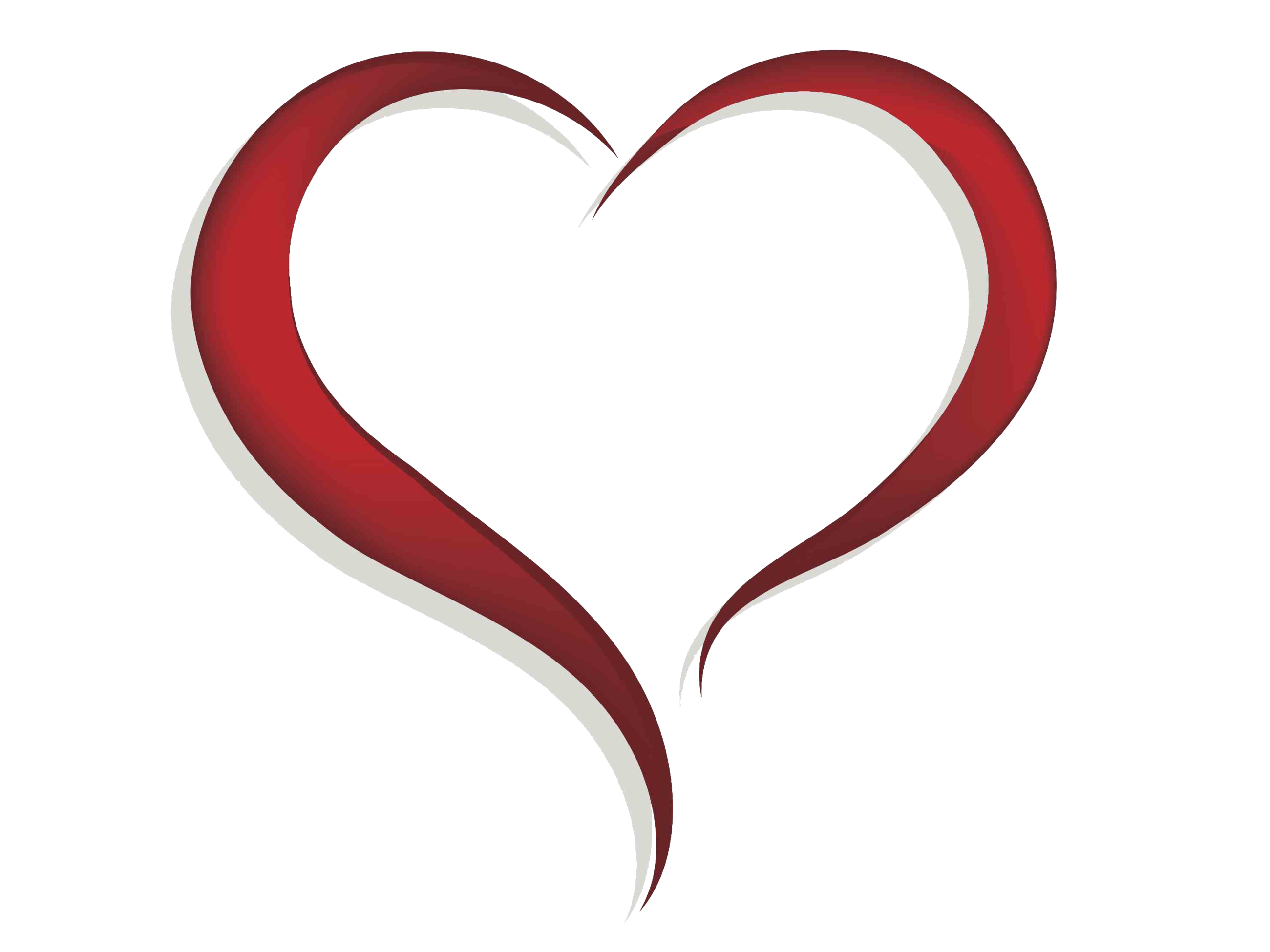 Red Open Heart Logo - Open heart banner freeuse stock
