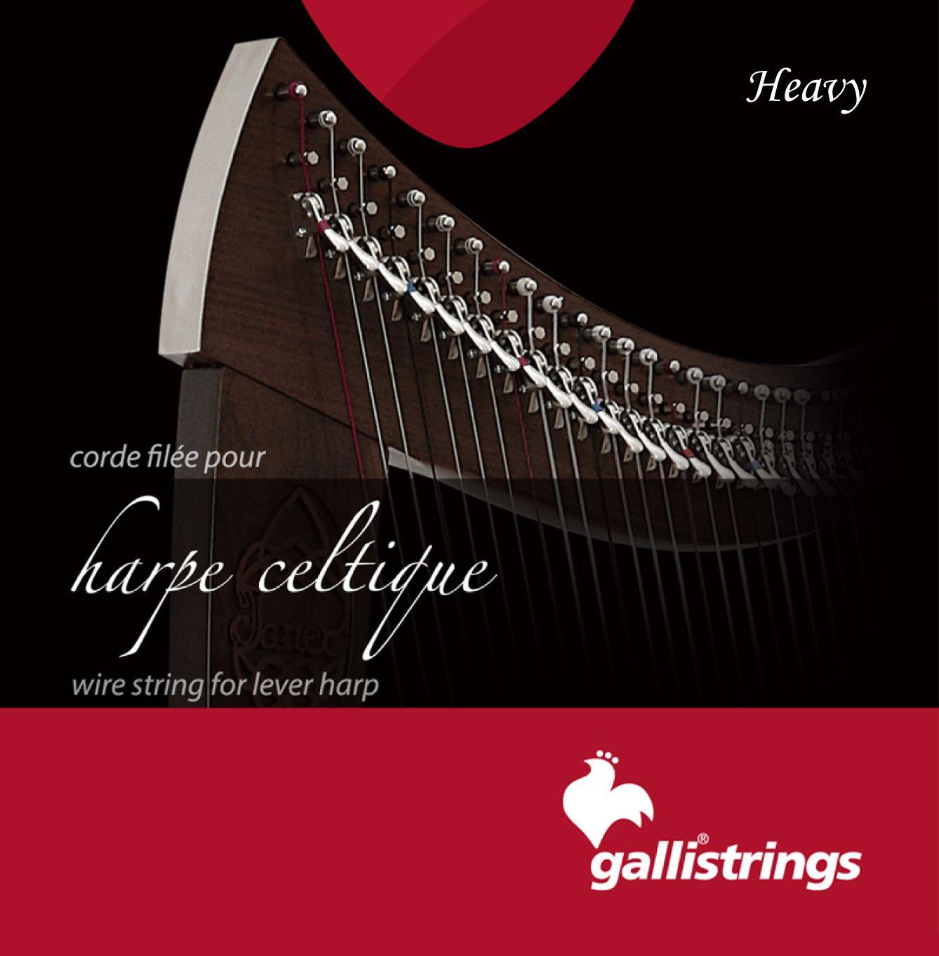 Harps Store Logo - Set Of Galli Wire Strings For 32 Or 34 String Harp Tension