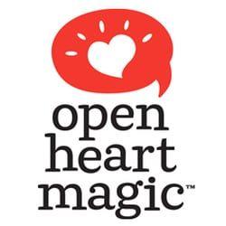 Red Open Heart Logo - Open Heart Magic Service Non Profit E Madison
