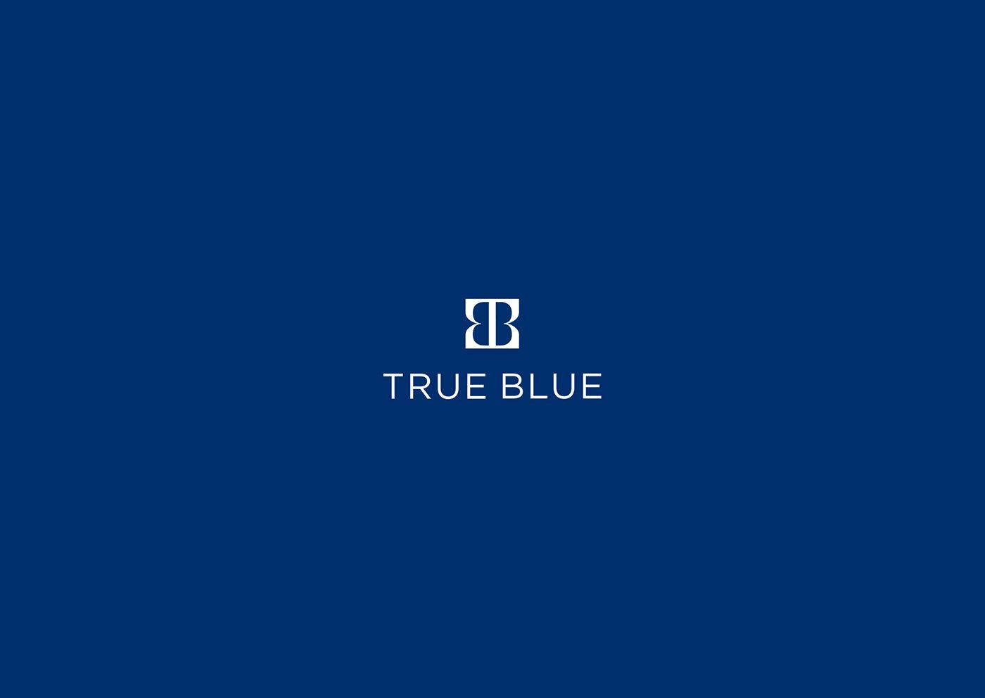 Blue Fashion Logo - TRUE BLUE / Branding and Retail store graphics