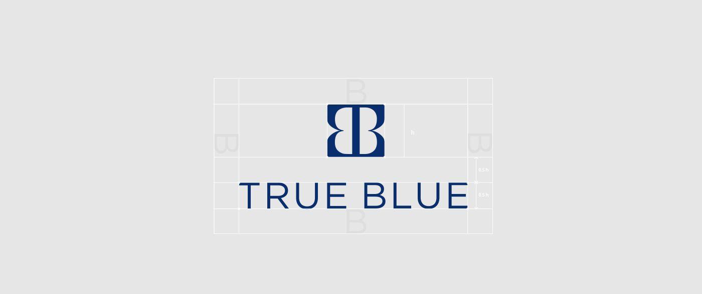 Blue Fashion Logo - TRUE BLUE / Branding and Retail store graphics on Behance