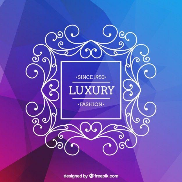 Blue Fashion Logo - Luxury fashion logo Vector | Premium Download