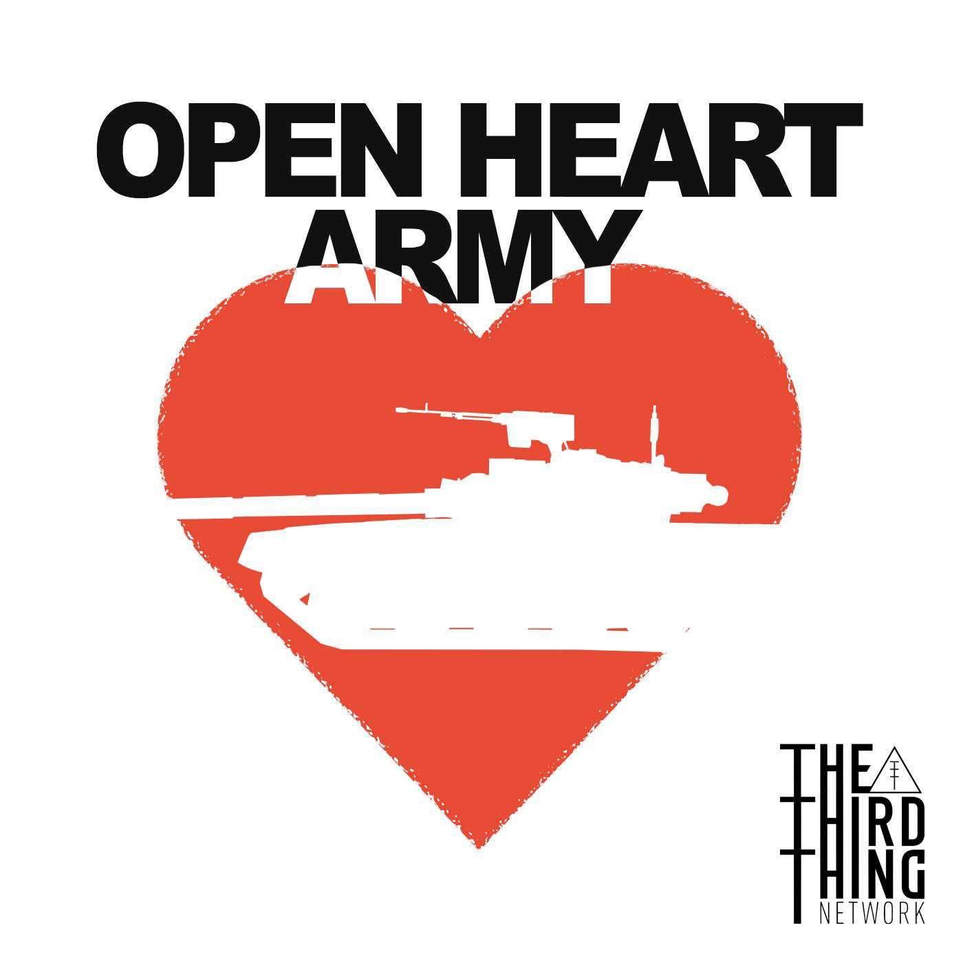 Red Open Heart Logo - Open Heart Army Shows — The Third Thing Network