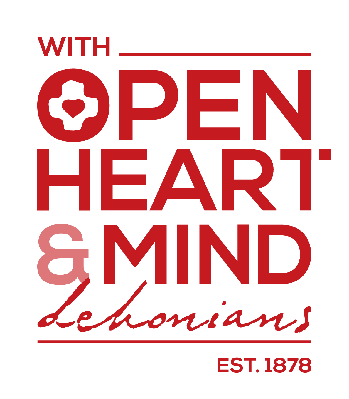 Red Open Heart Logo - Logo | Open Heart and Mind