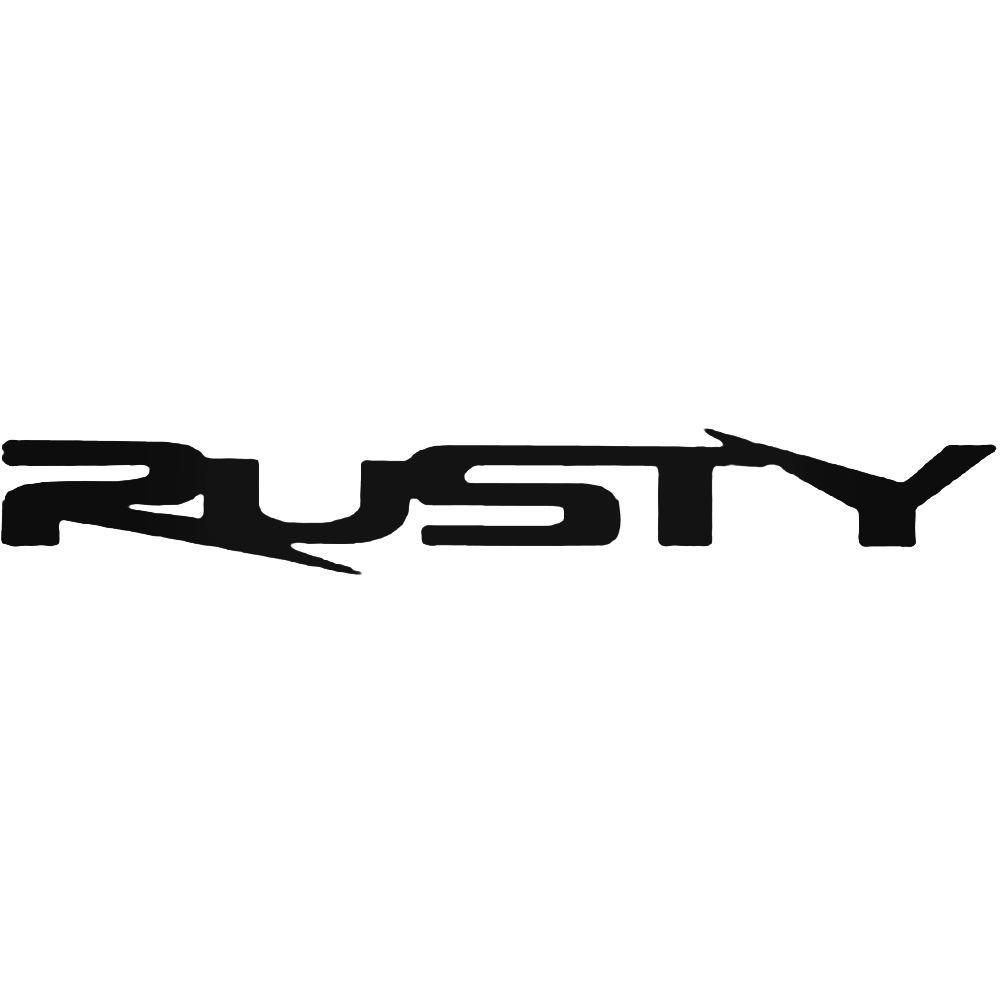Rusty Surf Logo - Rusty Extreme Surfing Decal Sticker