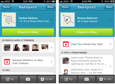 Official Foursquare Logo - Foursquare Enables Official Check In's Events Daily Rind