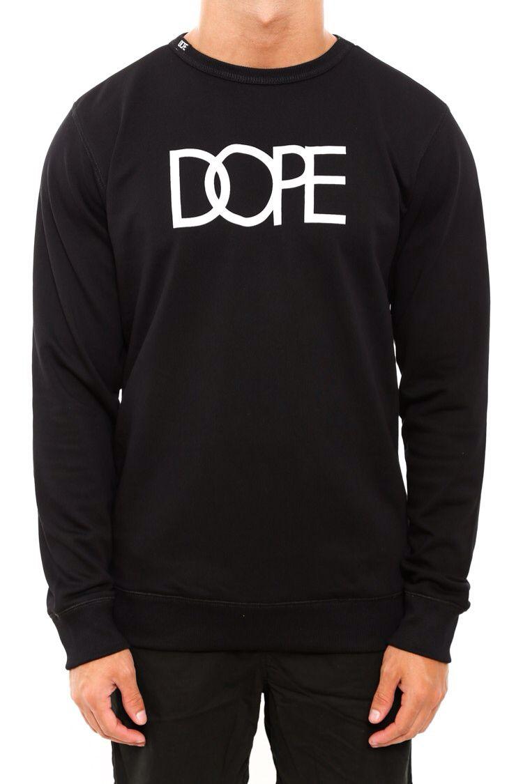 Dope Couture Logo - Culture Kings - Dope Couture Small Logo Crew Neck Black $89.95 ...