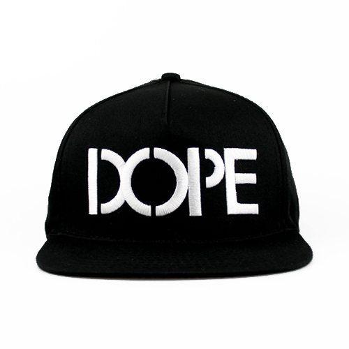 Dope Couture Logo - The Stencil Logo Snapback - Black