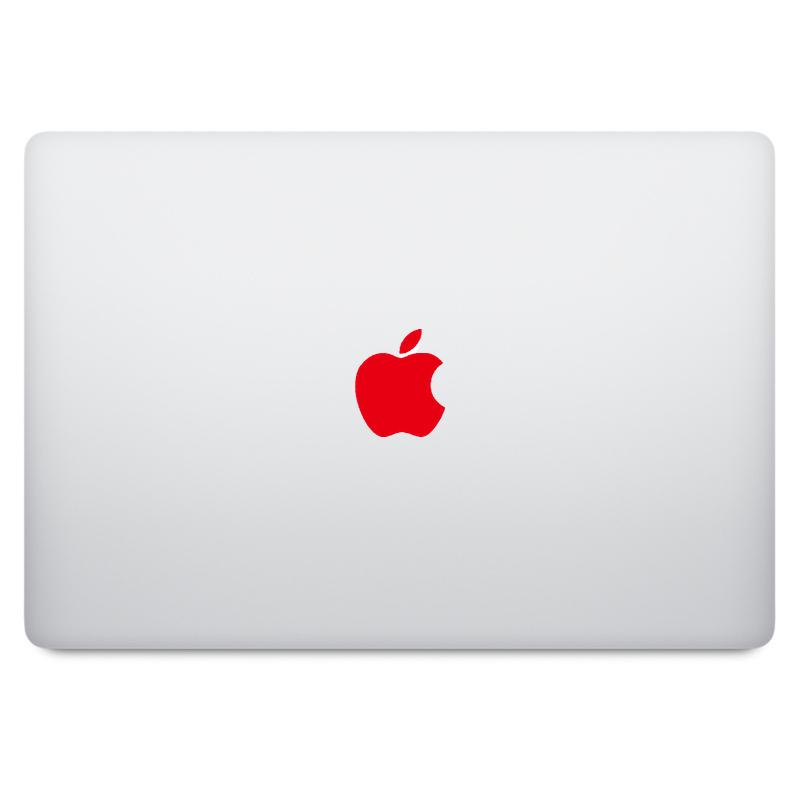 Red Apple Logo - Red Apple Logo MacBook Decal