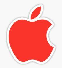 Red Apple Logo - Red Apple Logo Stickers