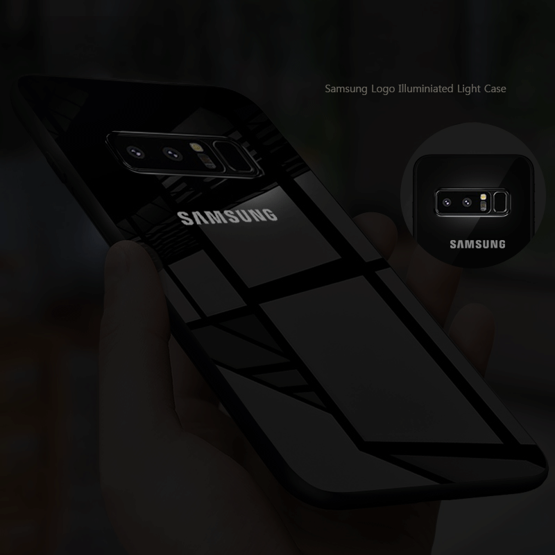 Galaxy Note 8 Logo - VAKU ® Samsung Galaxy Note 8 Radium GLOW Light Illuminated SAMSUNG ...