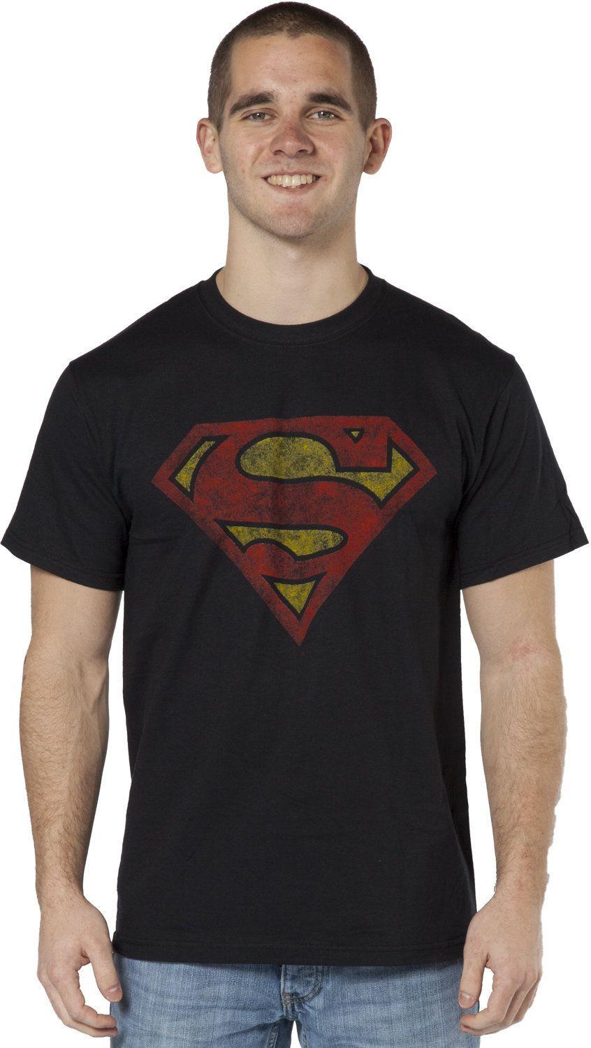 Distressed Superman Logo - Distressed Superman Logo Shirt. superman shirts. Superman