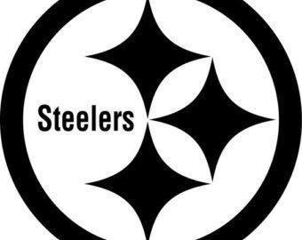 Black and White Steelers Logo - Pittsburgh Steelers Fear This Decal free shipping | Etsy