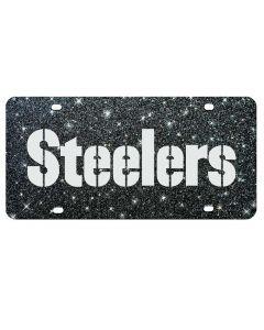 Black and White Steelers Logo - Pittsburgh Steelers Car Accessories
