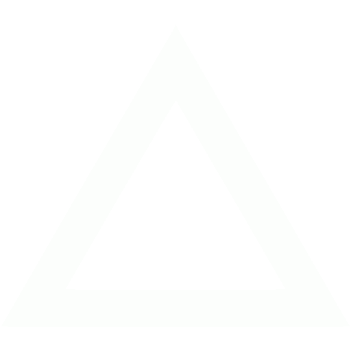 White Triangle Logo - White triangle outline icon white shape icons