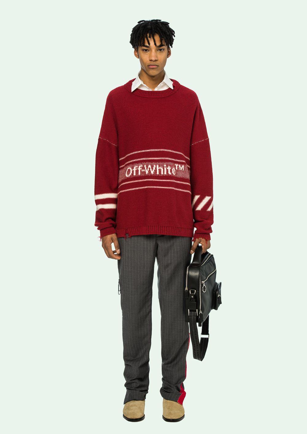 Red Off White Logo - OFF WHITE - Knitwear - OffWhite