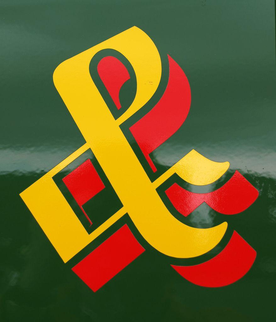 Red and Yellow Ampersand Logo - Ampersand