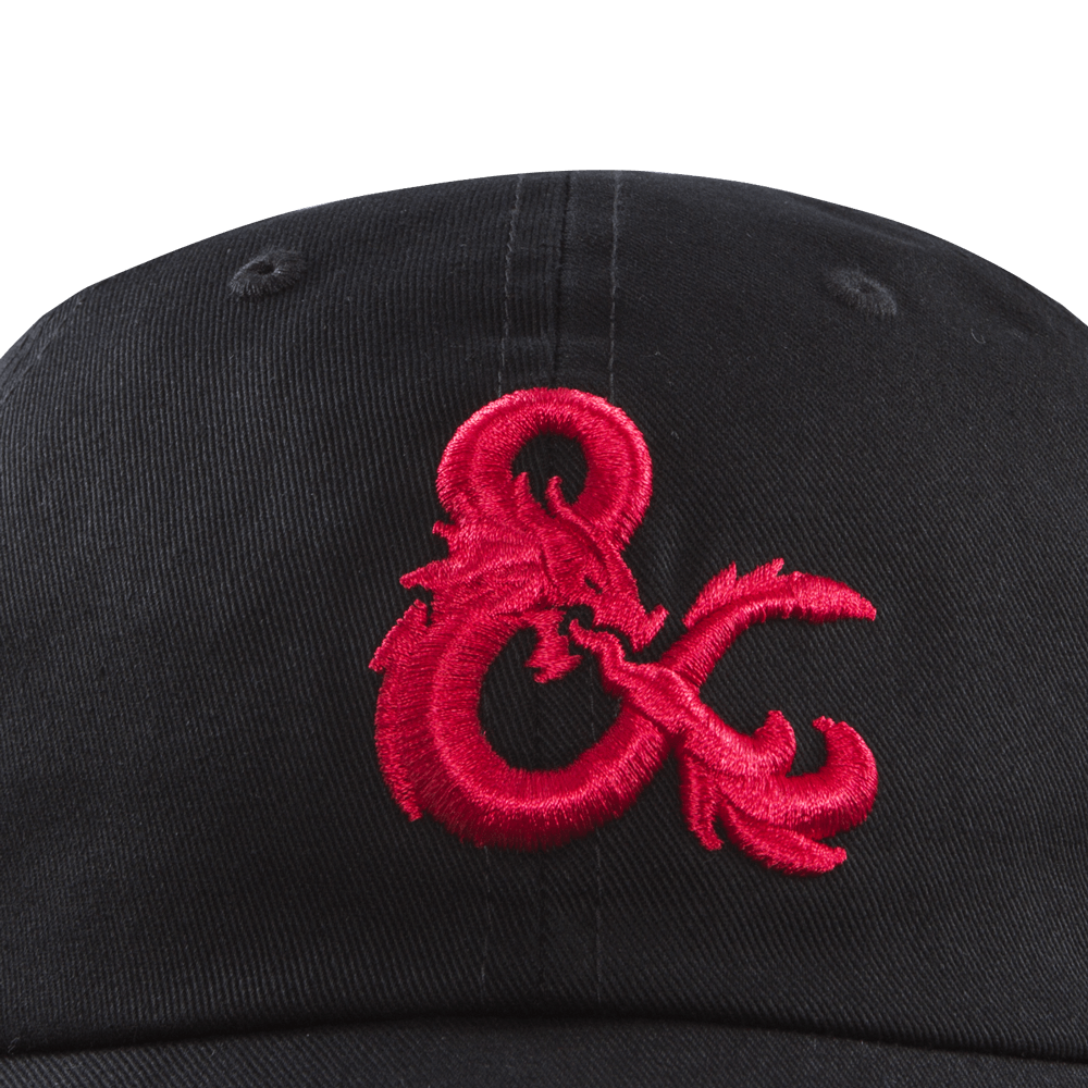 Red and Yellow Ampersand Logo - FOR FANS BY FANS:D&D Red Logo Ampersand Dad Cap