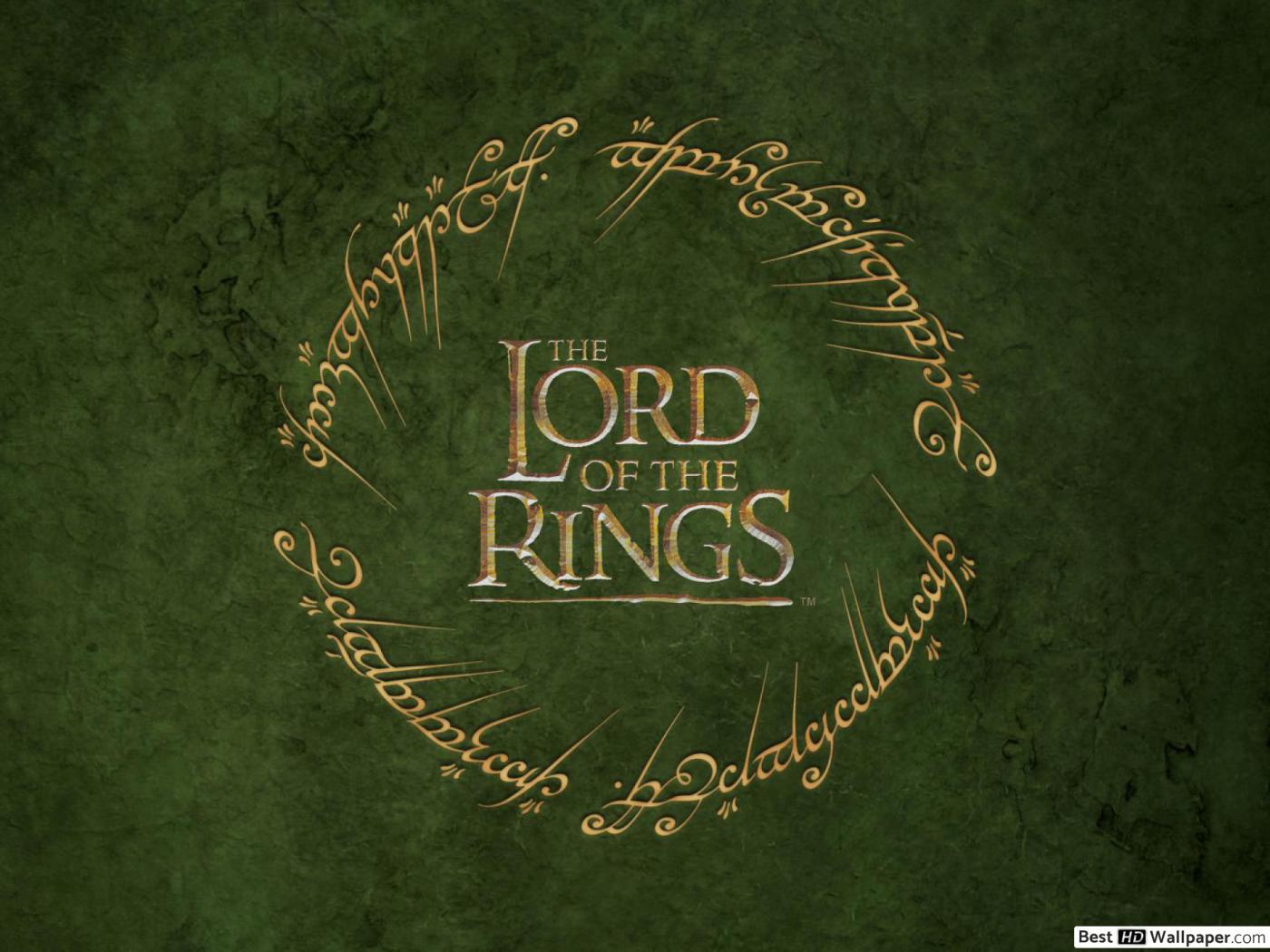 Lord of the Rings Logo - The Lord of the Rings movie logo HD wallpaper download