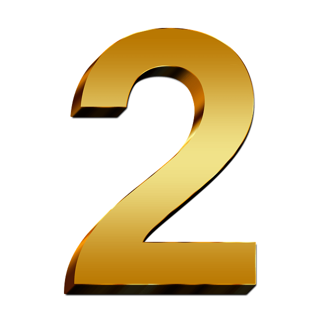 Yellow Number 2 Logo - Number 2 PNG image free download
