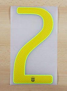 Yellow Number 2 Logo - 14 / 15 - BRAZIL INTERNATIONAL PLASTIC YELLOW / NUMBER 2 = 250mm* | eBay