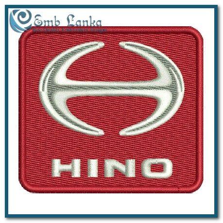 Hino Truck Logo - HINO Truck Logo 2 Embroidery Design | Emblanka.com