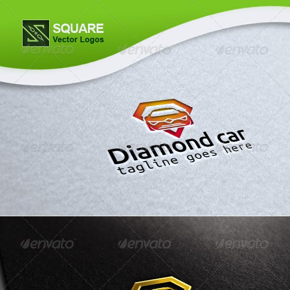 Diamond Car Logo - Diamond, Car Vector Logo Template