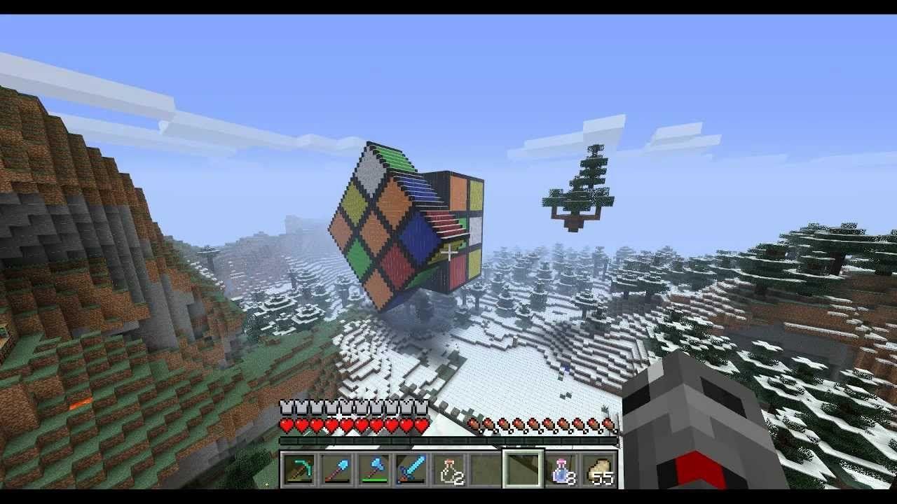 Epic Minecraft Logo - ☆ Minecraft Best Epic Creations - Rubiks Cube - Huge Boat ...