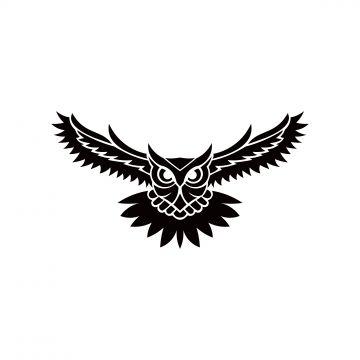 Black and White Owl Logo - Owl Logo Png, Vectors, PSD, and Clipart for Free Download