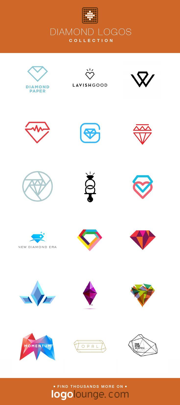 Diamond Car Logo - Logo Collection : Diamond vector logo designs. Jewel, gem, crystal ...