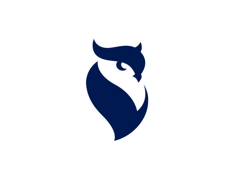 Black and White Owl Logo - Sophisticated Owl by Joseph Le | Dribbble | Dribbble